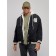 Male bomber, size 48, black color