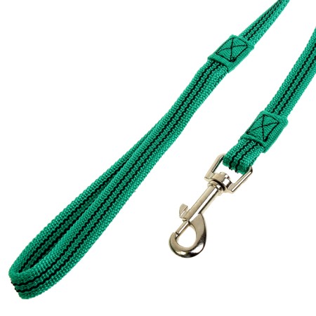 The leash zoonik is nylon with latex thread, 2 m x 1.5 cm, green-1