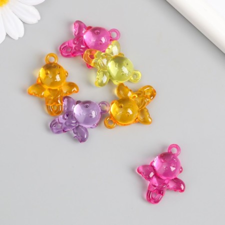 Decor for creativity Plastic "Baby-Angel" transparent color set 20 g 1.2x2.8x3.5 cm-1