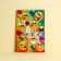Congratulatory nursery postcard "Happy Birthday", emoticons, 12 x 18 cm