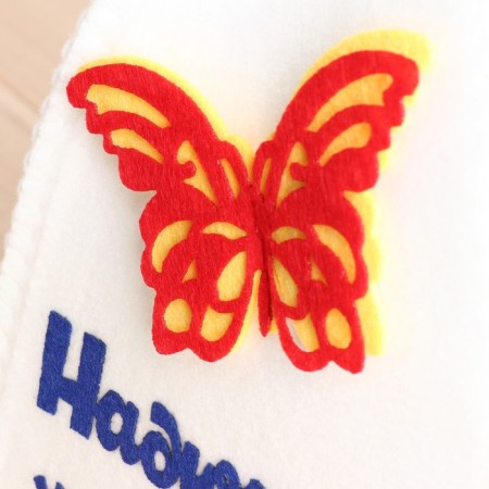 Bath cap with an applique "Nadia-Laudushka"-2