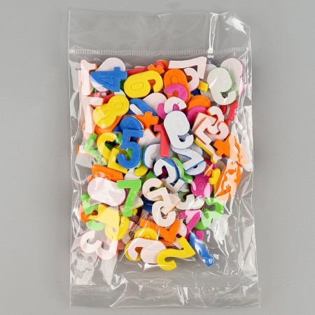 A set of figures from EVA on an adhesive basis "numbers", 13 grams mix-5