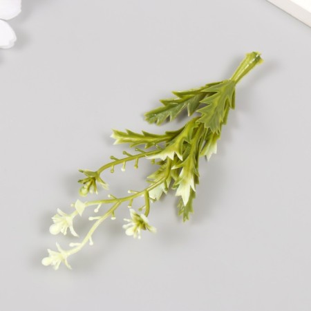 Artificial plant for creativity "Flowers with sharp leaves" set of 6 pcs 11.5 cm-3