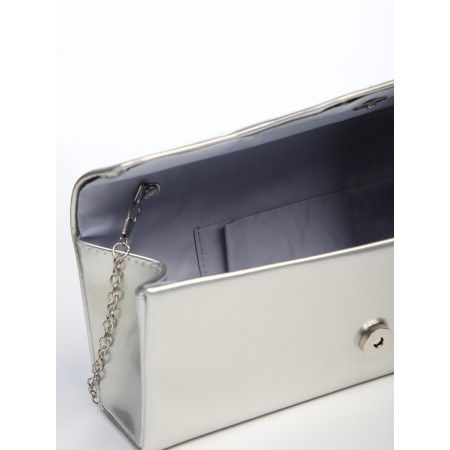 Female bag on a magnet, silver color-6