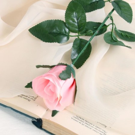 Artificial flowers "rose" 65 cm d-5 cm, mix