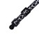 Fly collar "giraffe", 30 x 1 cm, black
