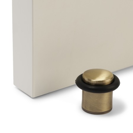 Door stop U302AB, D = 27 mm, h = 40 mm, bronze color-5