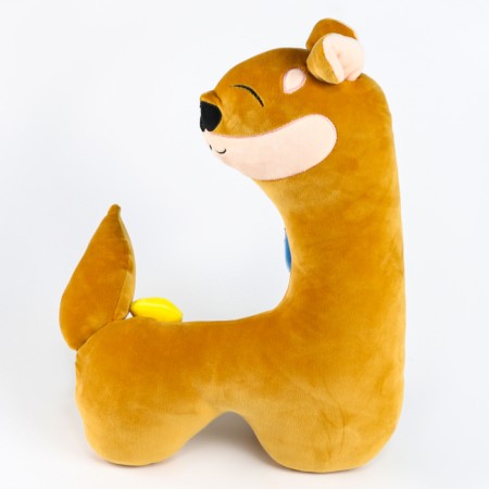 Soft toy "Fox", 45 cm, orange color-3