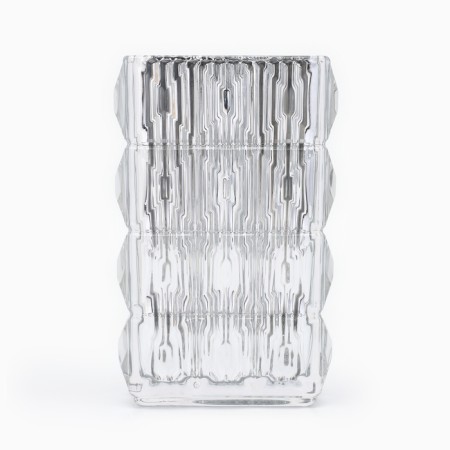Vase "Monard" made of glass, silver 25*13.5*9.5 cm