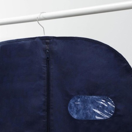 Close for clothes with a window, 60 × 140 cm, spanbond, blue color-1