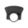 The unilateral connector for the pipe is D = 25 mm and the panel, adjustable, black