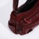 Lurch bag with lightning, dark red color
