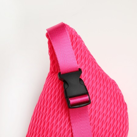 Lightning waist bag, pink color-3