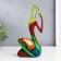 Souvenir Polystone "Girl - Pose, Bright Patterns" 27x13 cm