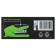 Staplair Erichkrause Ergoline Mini No. 10, up to 15 sheets, built-in anti-stepler, rubber anti-slip insert, bright salad