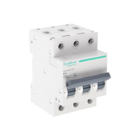 The circuit breaker SE CITY9 SET, B, 25 A, 3P, 4.5 KA, 400 V-1