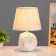Lamp table ceramics E14 40W 220V "Sand time" under marble 30x19.5x19.5 cm Risalux