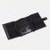 Male purse on the button, a department for car documents and passports, black color