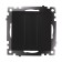 3-clavy switch (mechanism), 250V, 10A, Stekker Series Catherine, Black, GLS10-7108-05