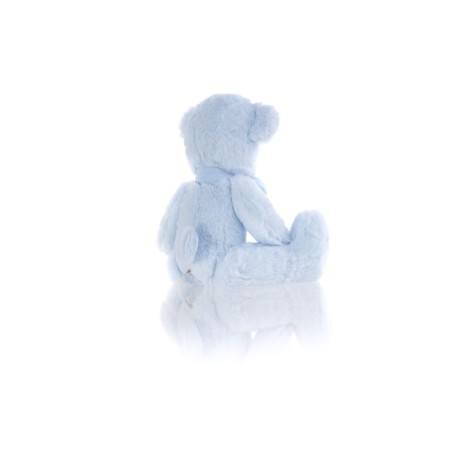 Gulliver soft toy Bear with a bow, blue color, 22 cm-6