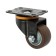 Furniture wheel Cappio d = 62, on the site, rotary, TPR coating