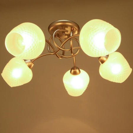 Chandelier 1085/5sl 40W E27 silver 60x60x24 cm Bayerlux-2