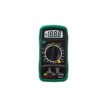 MASTECH MAS830, 600 V multimeter, 10 A, "Call" mode, indication of overload, polarity-1