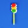 Caramel on the neon stick "Luchiki Traffic Light" 10g