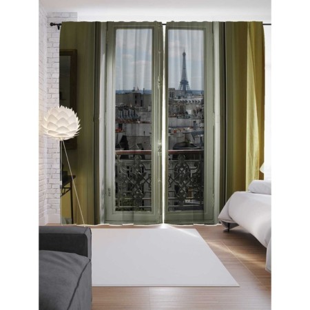 Photostes "Cozy French Morning", Saten, size 145x265 cm, 2 pcs