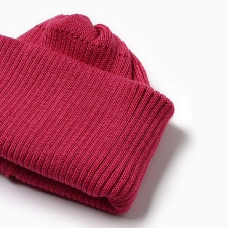 Children's hat, fuchsia color, size 52-56-2