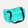 Sports bag on a zipper, adjustable belt, turquoise color