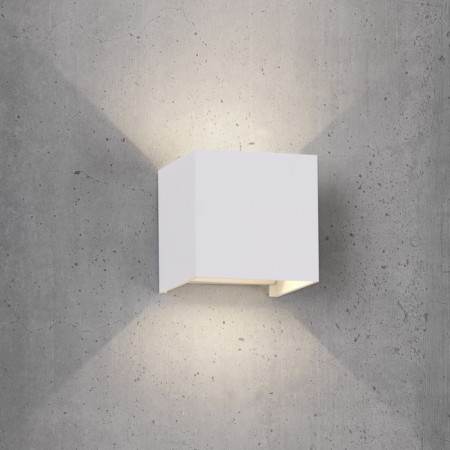 Street lamp Mantra Davos, LED, 1100LM, 3000K, 100x100x100 mm, matte white color