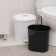 Bucket with pedal, 12 l, white color