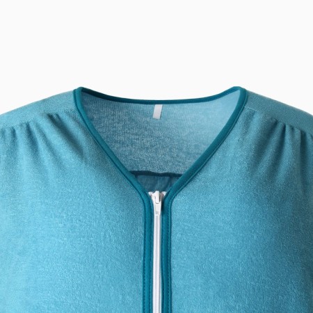 Women's bathrobe, blue color, size 54-6
