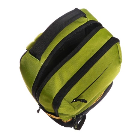 Youth backpack 43 x 29 x 15 cm, Grizzly, ergonomic back, laptop department, black/green-12