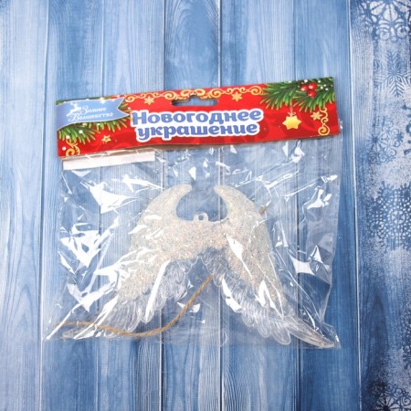Jewelry decoration "Wings Angel Shine" 9,5x15 cm, transparent-2