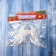 Jewelry decoration "Wings Angel Shine" 9,5x15 cm, transparent