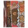 Pillow Golk "African abstraction, decorative, size 16x45 cm
