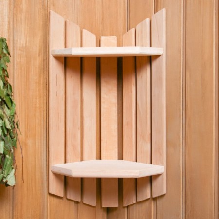 Corner shelf from alder, level 2