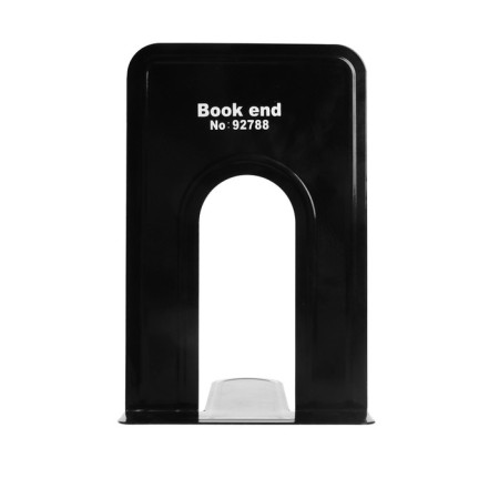 Holder (limiter) Calligrata, 17x14x12.5cm, books for books 2 pieces, metal, black-3
