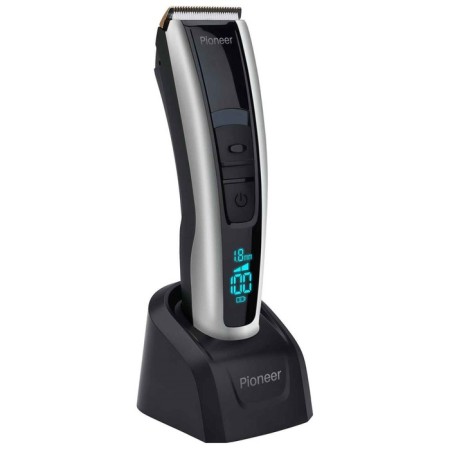 Pioneer HC06R haircut machine, battery, 2 speeds, 4-30 mm, black-silver-1
