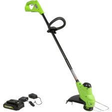 Trimmer Battery GreenWorks G24LT25, 24 V, battery 2 Ah and ZU, 25 cm, fishing line 1.6 mm