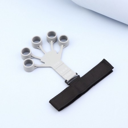 Massage for the development of hands and fingers, with a cuff, 8 × 14 × 2.8 cm, color gray color-2