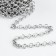 A chain for a bag, iron, d = 7 mm, 10 ± 0.5 m, silver color