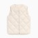 Women's vest quilted mist size 48, milk