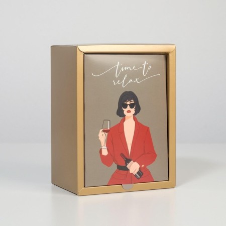 Gift folding box, packaging, "Girl", 20 x 15 x 10 cm-1