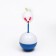 The mouse-worship of artificial fur on the ball, 11 x 5 cm blue/white