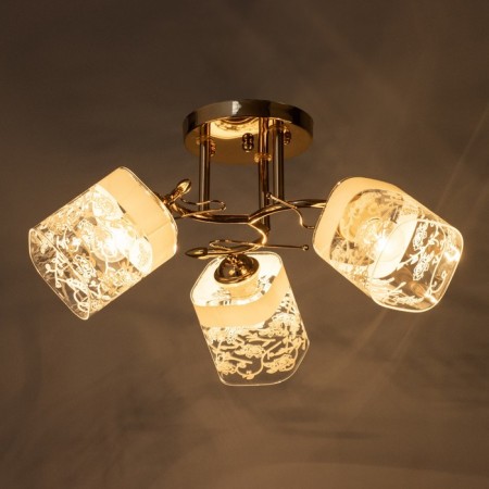 Octava chandelier 3x60W E27 gold-2