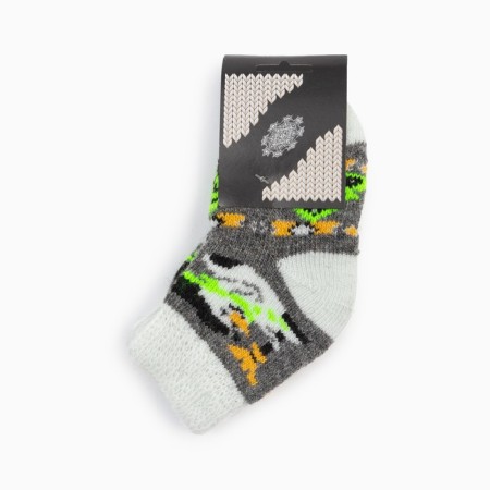 Nosk children's woolen "snowman", gray color, size 10-3