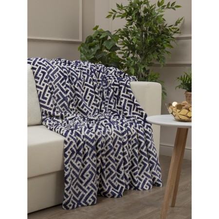 Texrepublic blanket, size 150x200 cm, blue color-3
